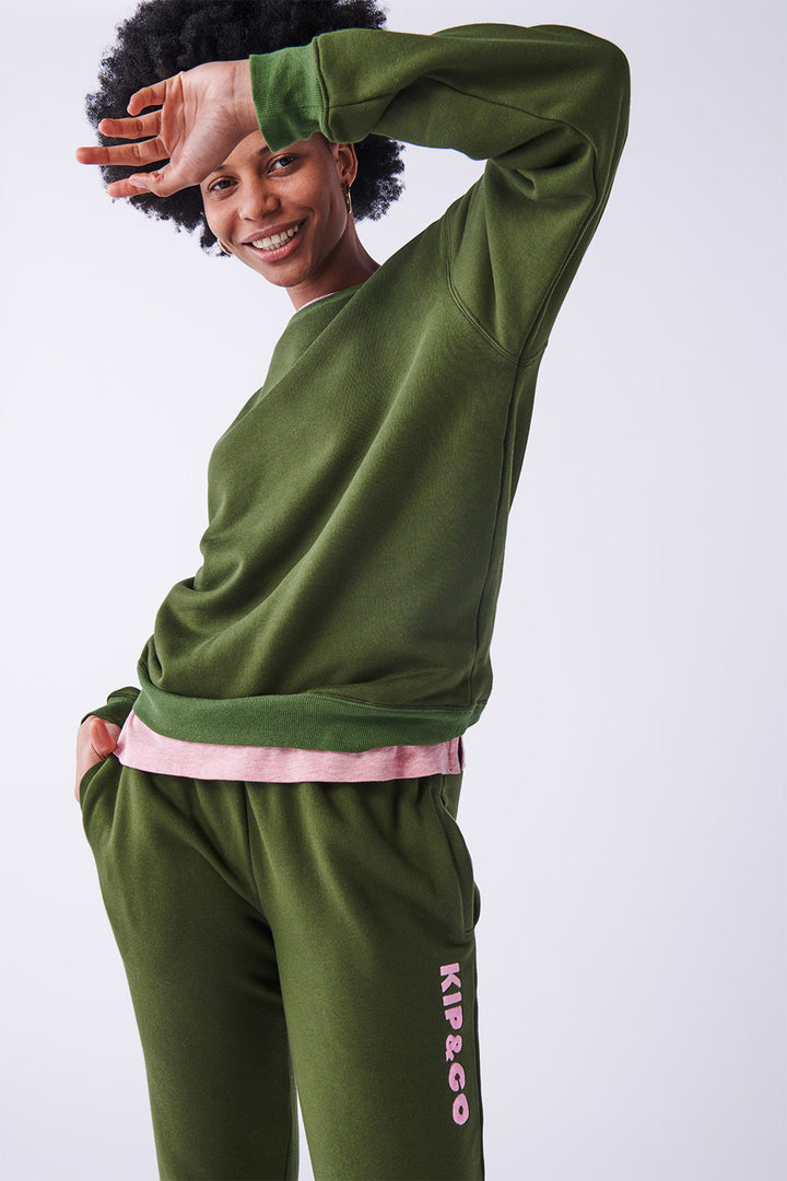 Moss Adult Organic Cotton Sweater