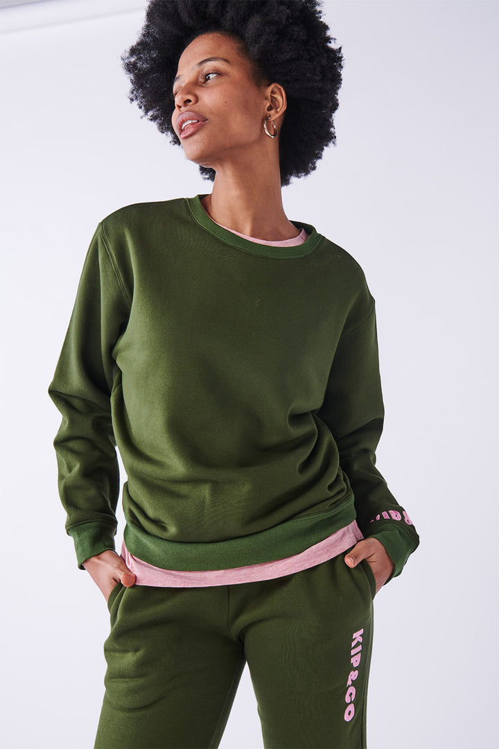 Moss Adult Organic Cotton Sweater