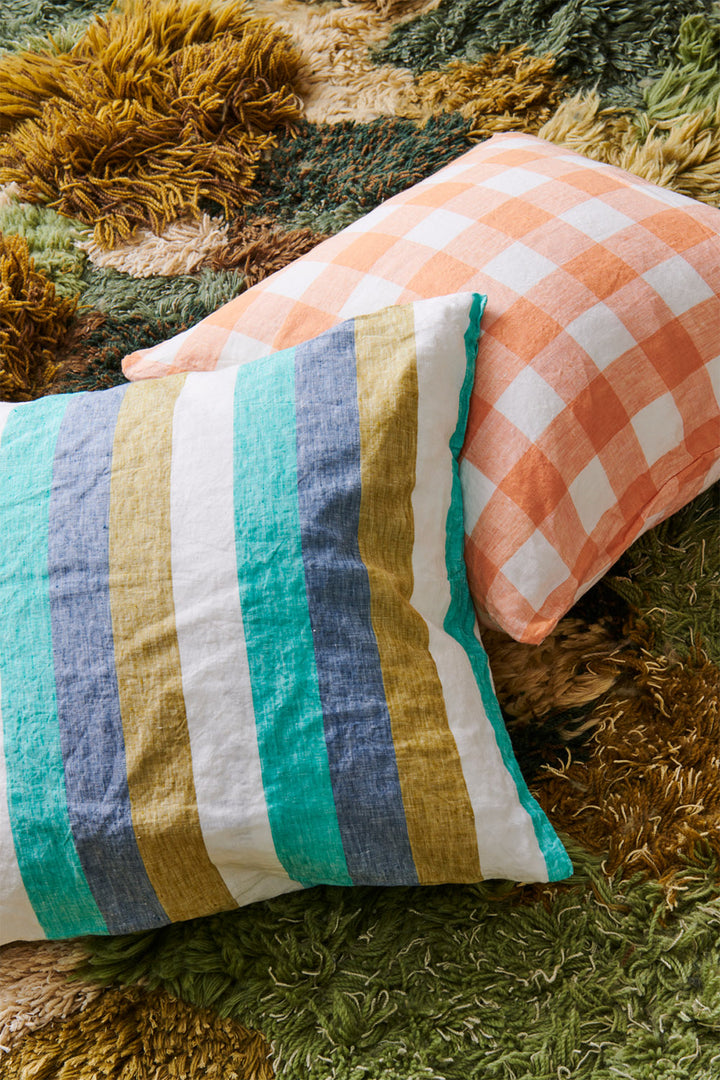 Lagoon Stripe Euro Pillowcase