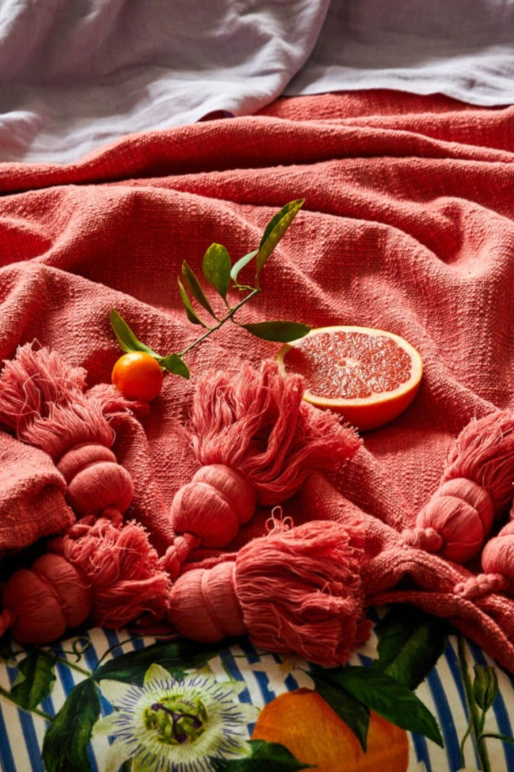 LANTANA TASSEL THROW