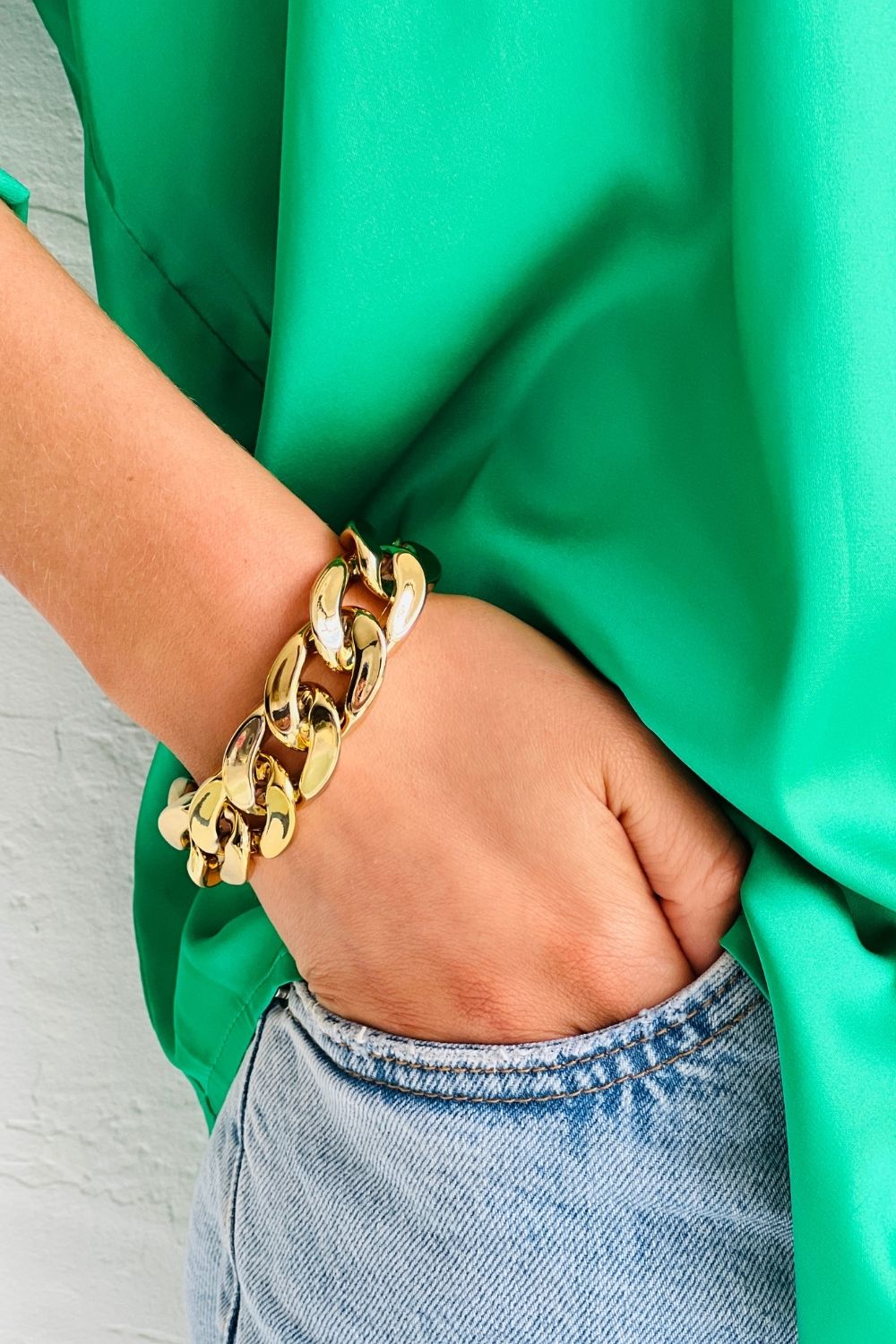 The MET CHAIN Bracelet - Metallic Gold