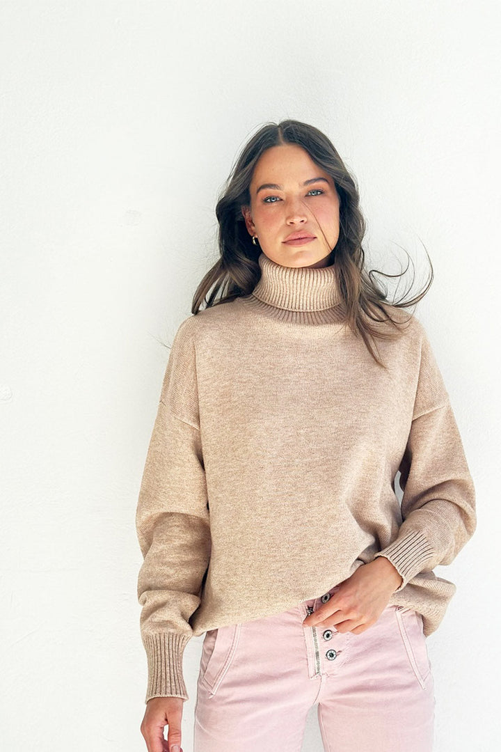 Coco Roll Neck - Oatmeal