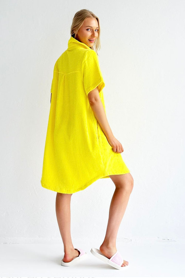 NEW TERRY DRESS - SUNSHINE YELLOW