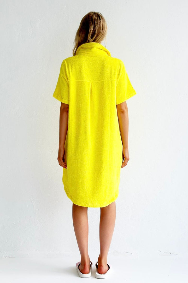 NEW TERRY DRESS - SUNSHINE YELLOW