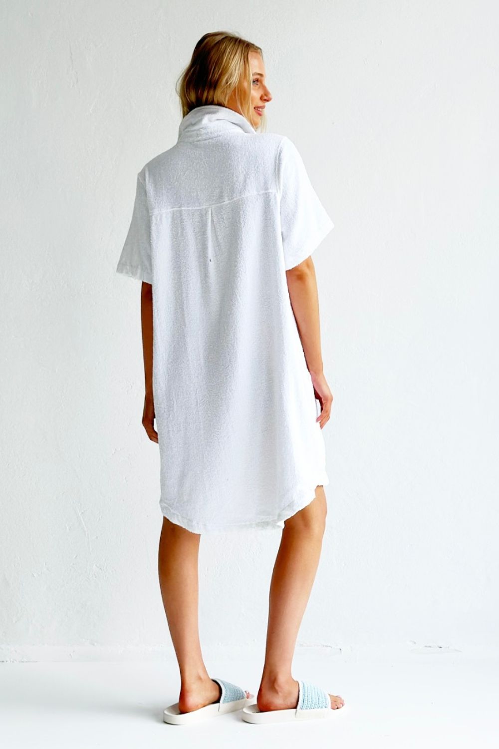 NEW TERRY DRESS - COCONUT