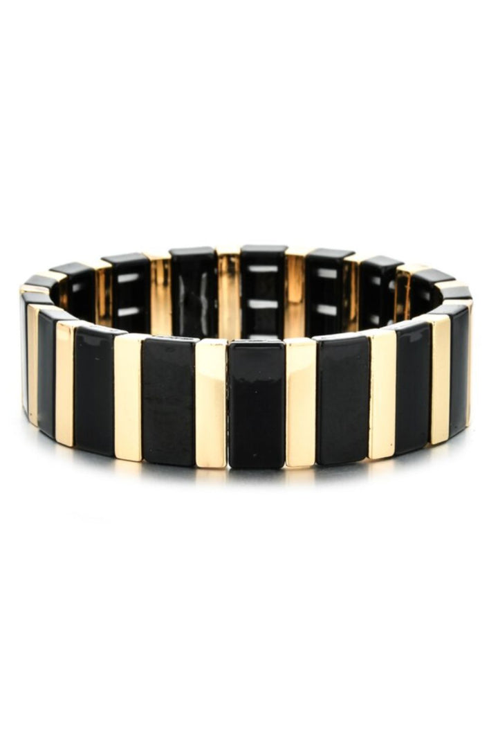 Keys bracelet - black/gold