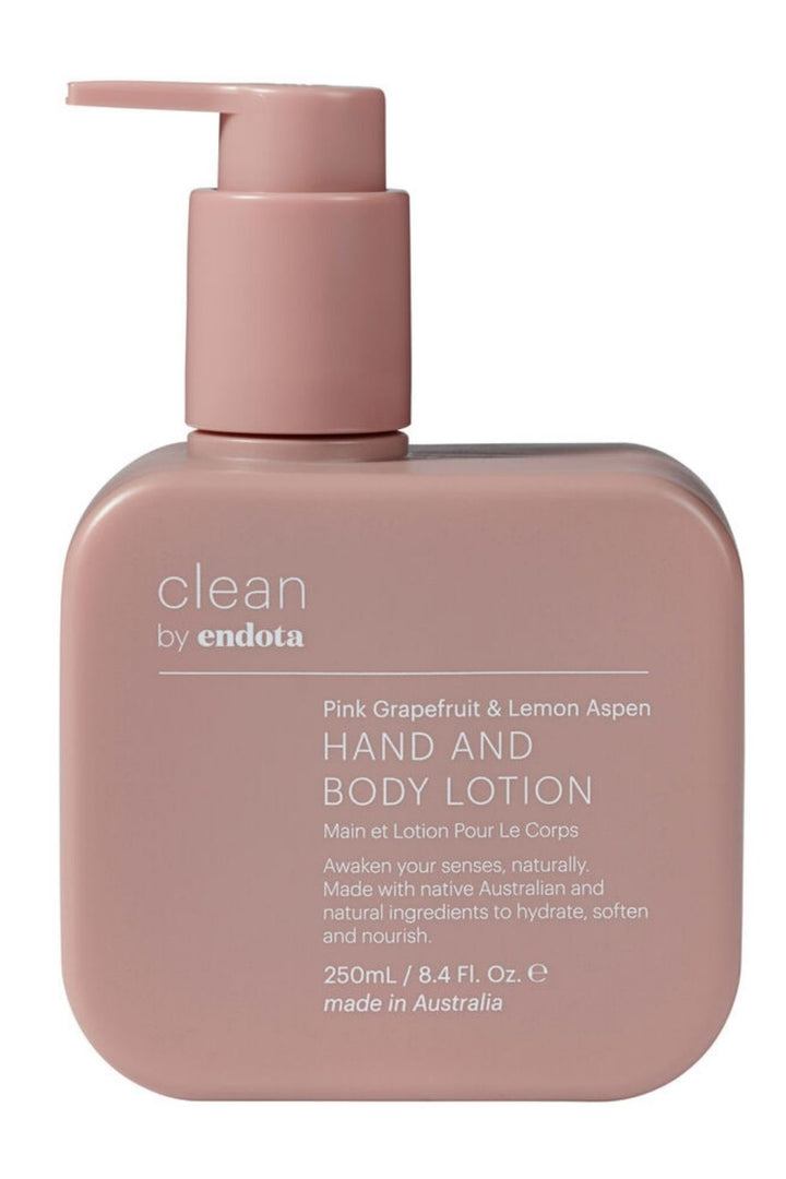 CLEAN by endota Pink Grapefruit & Lemon Aspen Hand & Body Lotion 250ml