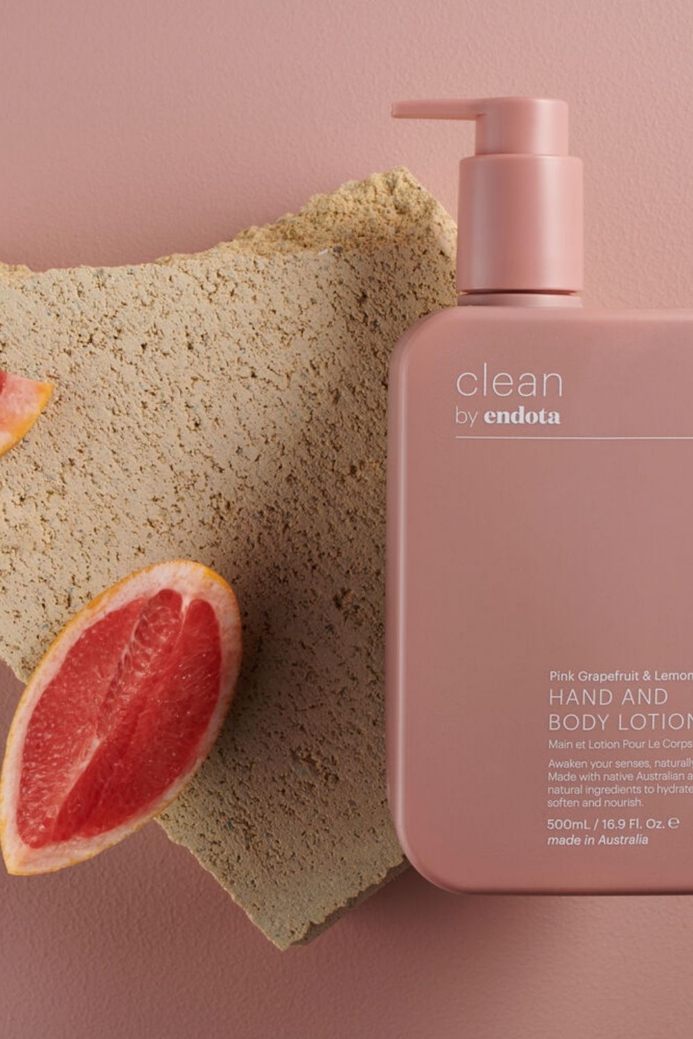 CLEAN by endota Pink Grapefruit & Lemon Aspen Hand & Body Lotion 500ml