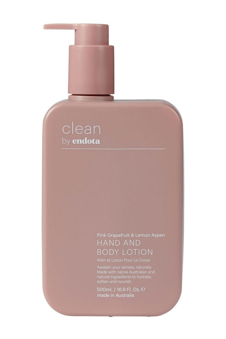 CLEAN by endota Pink Grapefruit & Lemon Aspen Hand & Body Lotion 500ml