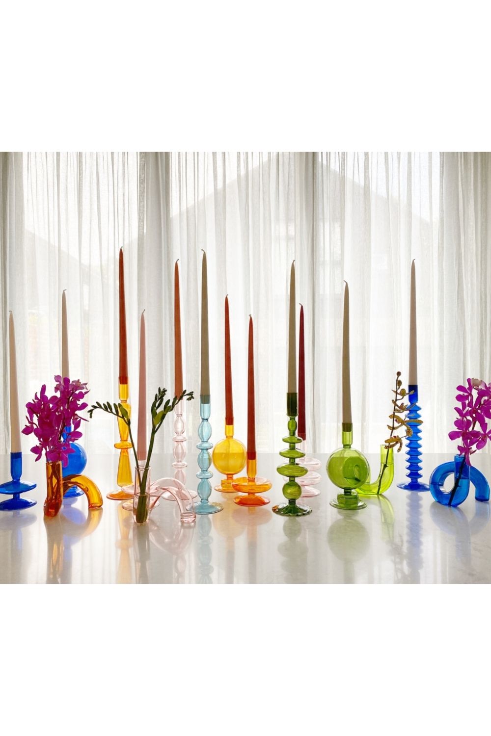 Single Story Candle Holder - Clementine