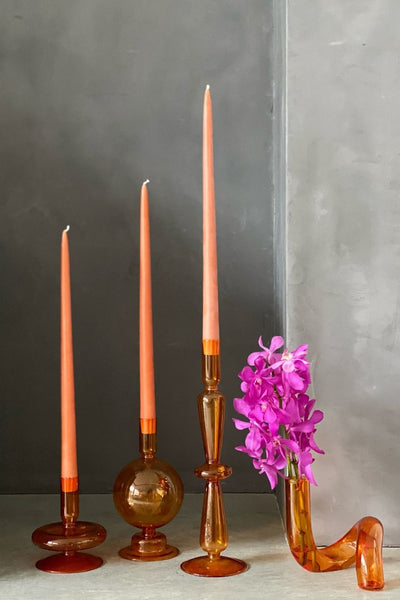 Single Story Candle Holder - Clementine