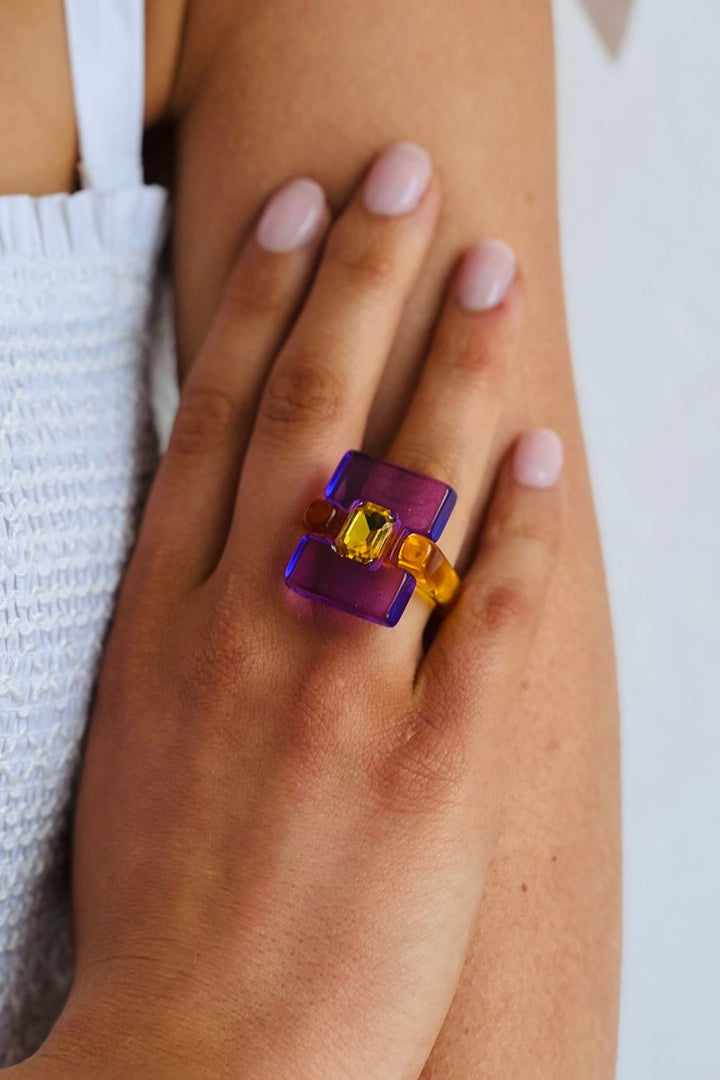 Glam Rock - Knuckle Duster Orange & Purple