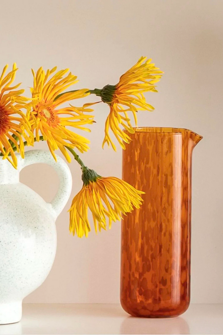 DOTS AMBER CARAFE
