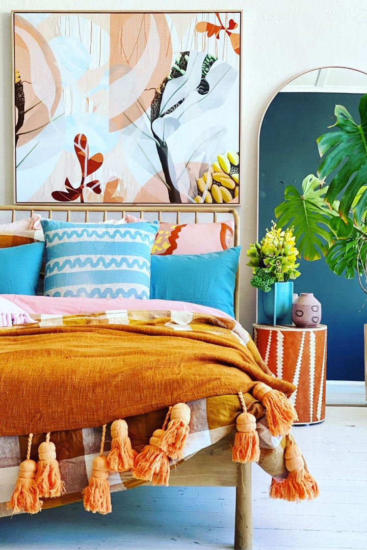 SARAH LESLIE - ORANGE AZURE