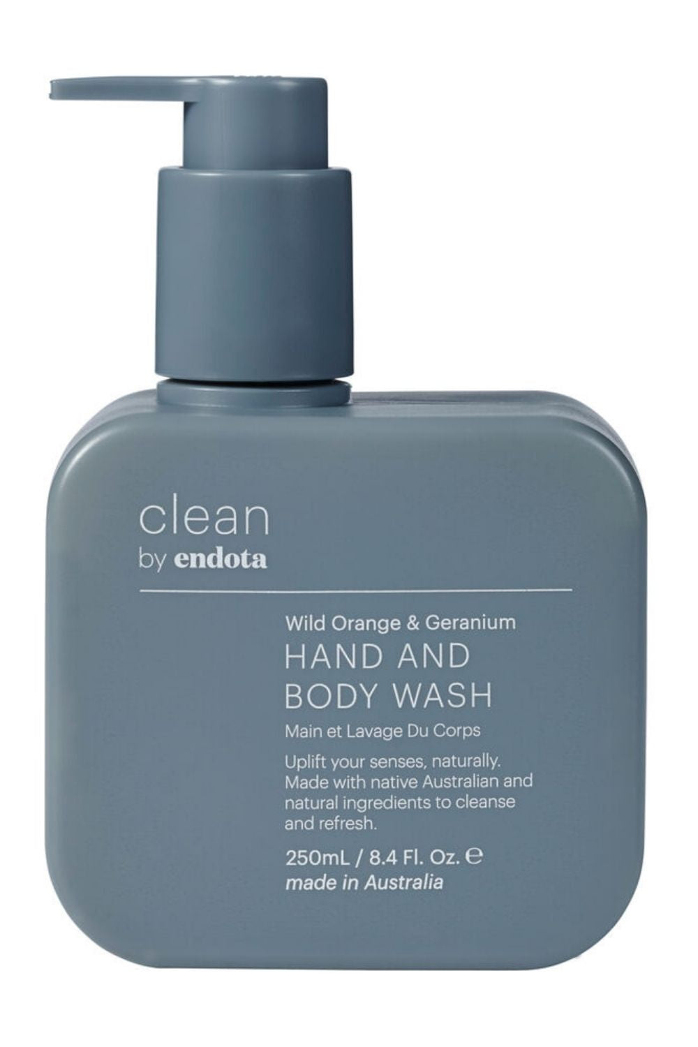 CLEAN by endota  Wild Orange & Geranium Hand & Body Wash 250ml