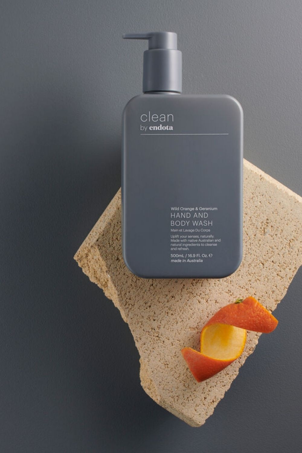 CLEAN by endota Wild Orange & Geranium Hand & Body Wash 500ml